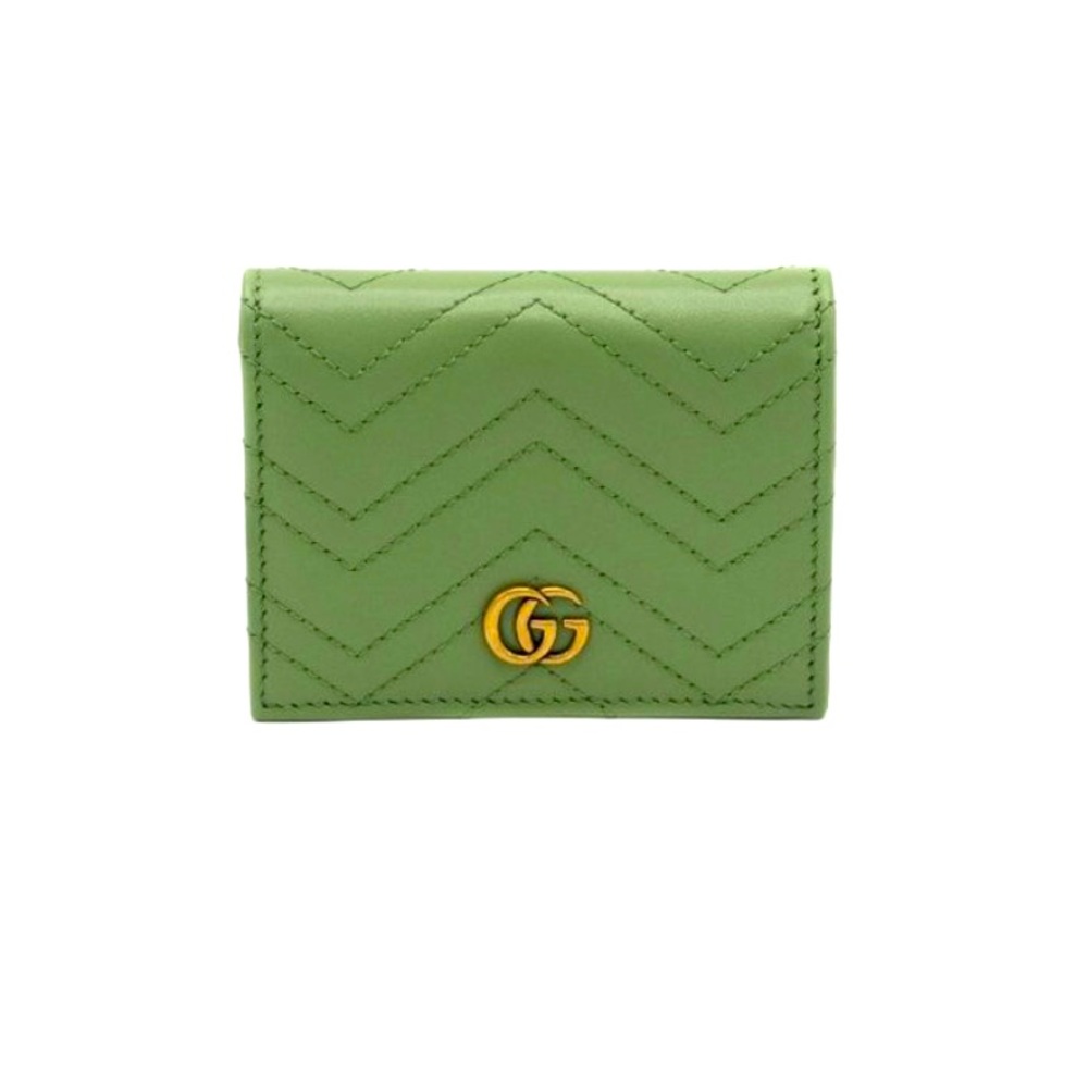 Gucci GG Marmont Wallet in Green